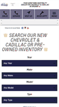 Mobile Screenshot of holidaychevroletcadillac.com